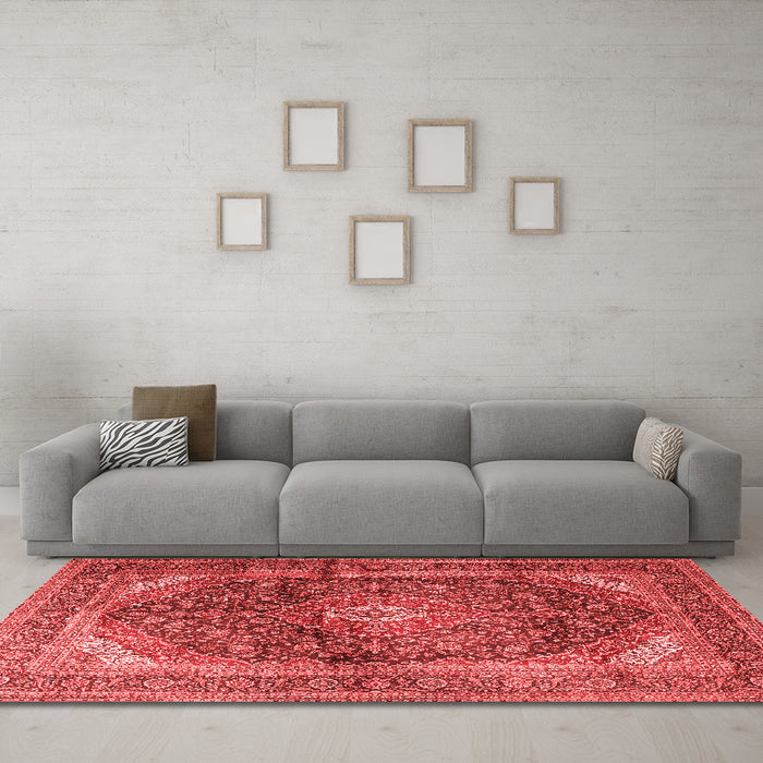 Traditional Red Washable Rugs