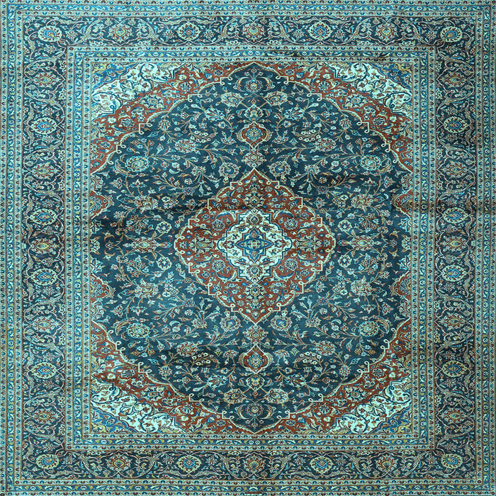 Square Persian Light Blue Traditional Rug, tr3628lblu