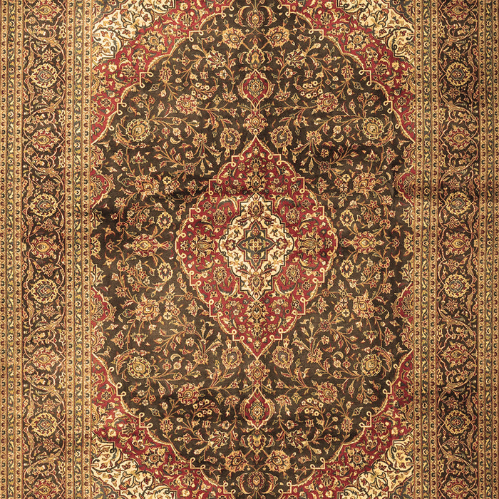 Machine Washable Persian Brown Traditional Rug, wshtr3628brn