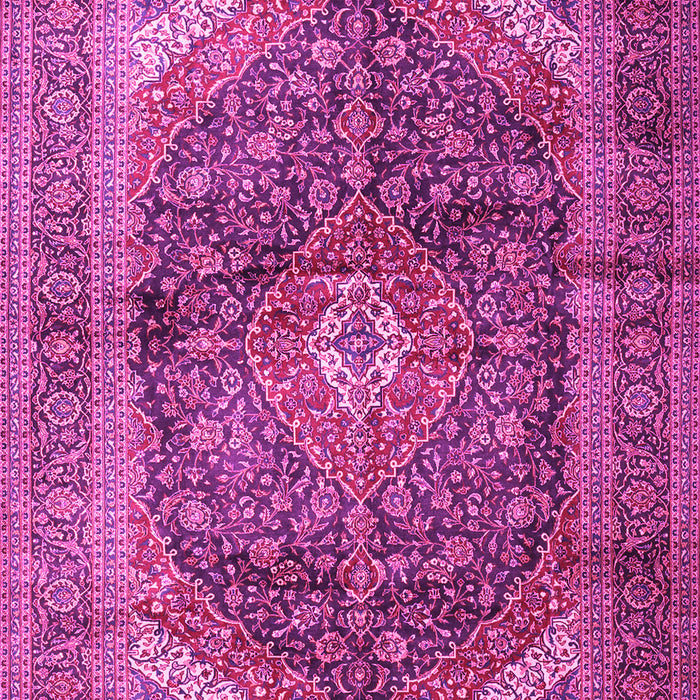 Machine Washable Persian Pink Traditional Rug, wshtr3628pnk