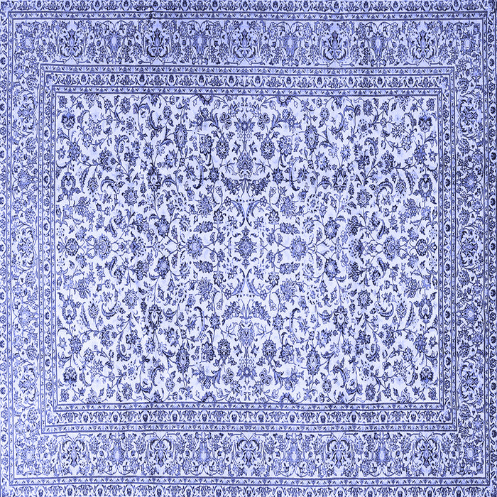Square Persian Blue Traditional Rug, tr3629blu