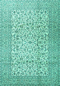 Persian Turquoise Traditional Rug, tr3629turq