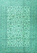 Persian Turquoise Traditional Rug, tr3629turq
