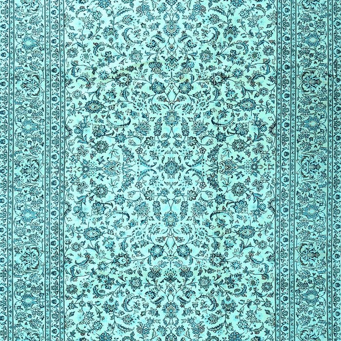 Machine Washable Persian Light Blue Traditional Rug, wshtr3629lblu