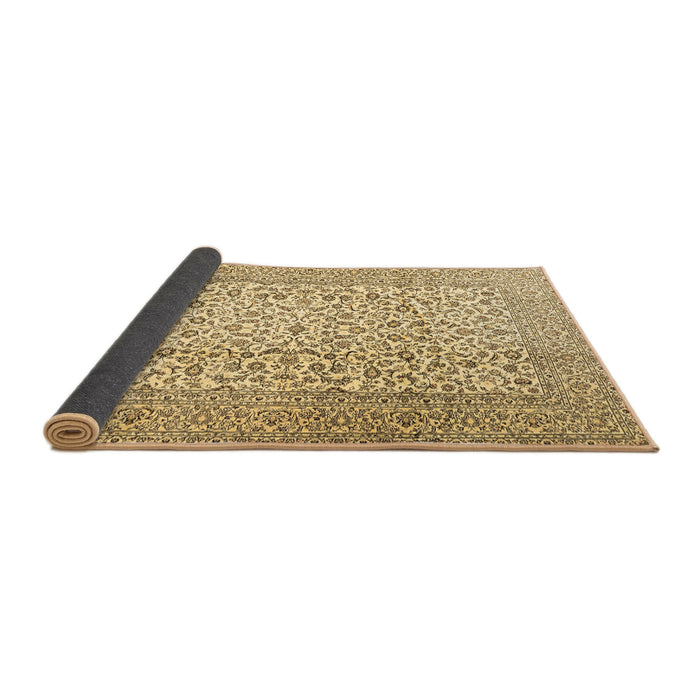Sideview of Persian Brown Traditional Rug, tr3629brn