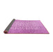Sideview of Persian Pink Traditional Rug, tr3629pnk