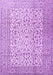 Machine Washable Persian Purple Traditional Area Rugs, wshtr3629pur