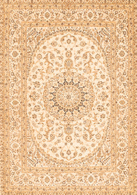 Medallion Orange Traditional Rug, tr362org