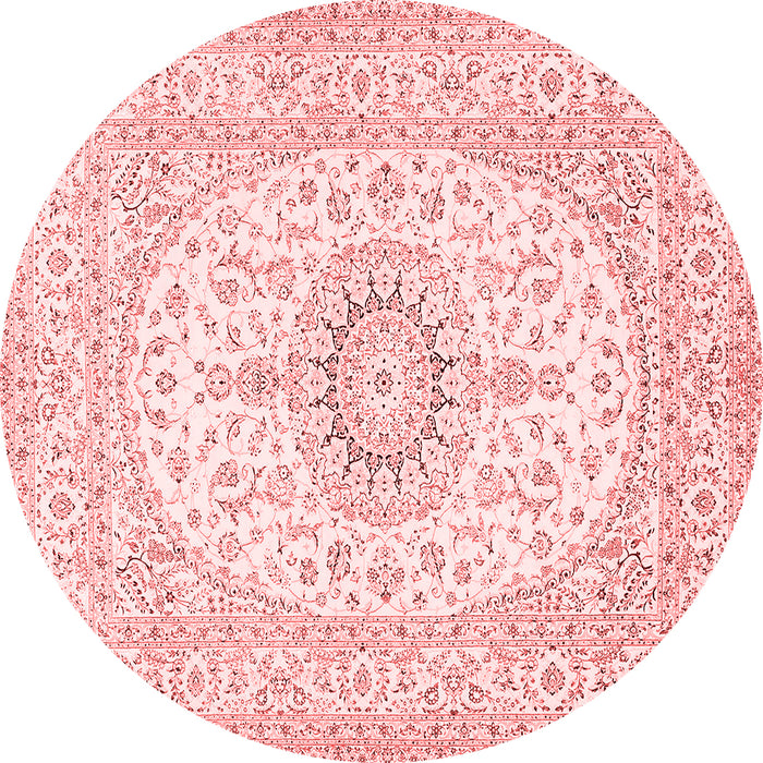 Medallion Red Traditional Rug, tr362red