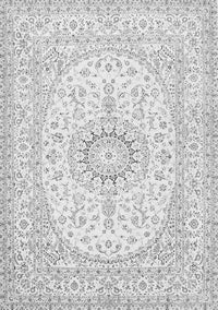 Medallion Gray Traditional Rug, tr362gry