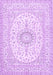 Medallion Purple Traditional Rug, tr362pur