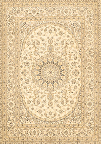 Medallion Brown Traditional Rug, tr362brn