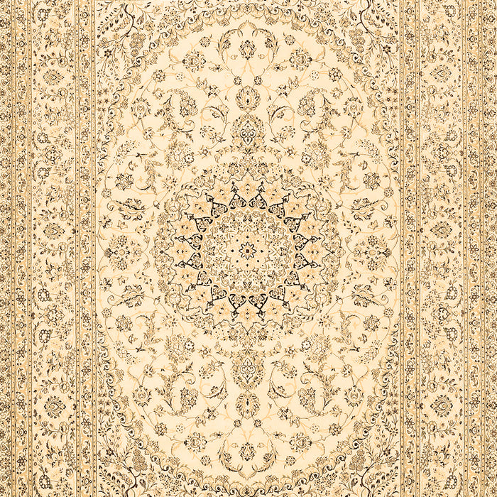 Medallion Brown Traditional Rug, tr362brn