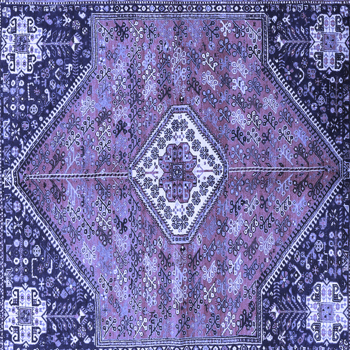 Square Persian Blue Traditional Rug, tr3630blu