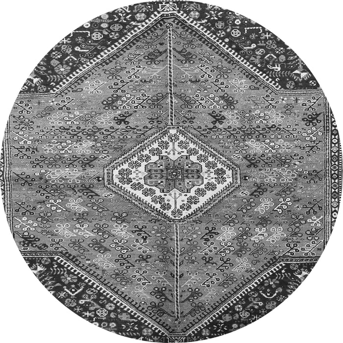 Machine Washable Persian Gray Traditional Rug, wshtr3630gry