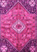 Machine Washable Persian Pink Traditional Rug, wshtr3630pnk