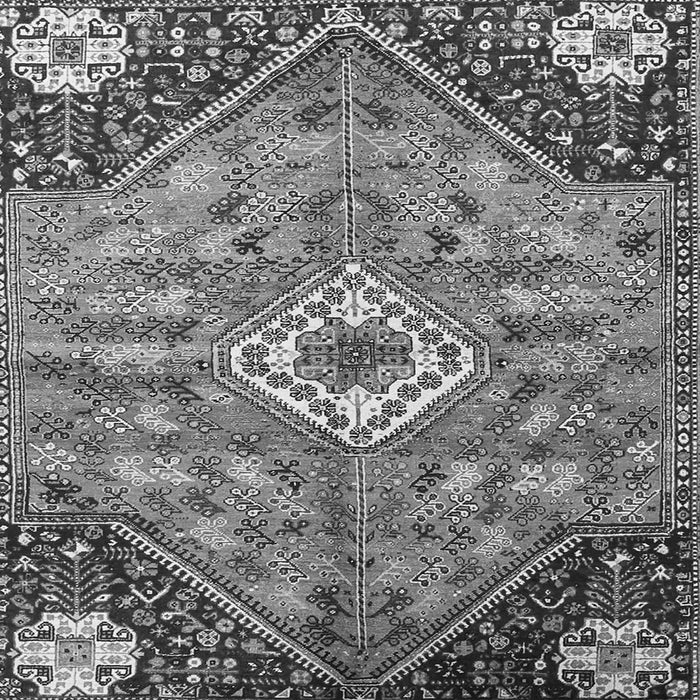 Serging Thickness of Persian Gray Traditional Rug, tr3630gry