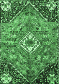 Persian Emerald Green Traditional Rug, tr3630emgrn