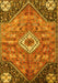 Machine Washable Persian Yellow Traditional Rug, wshtr3630yw