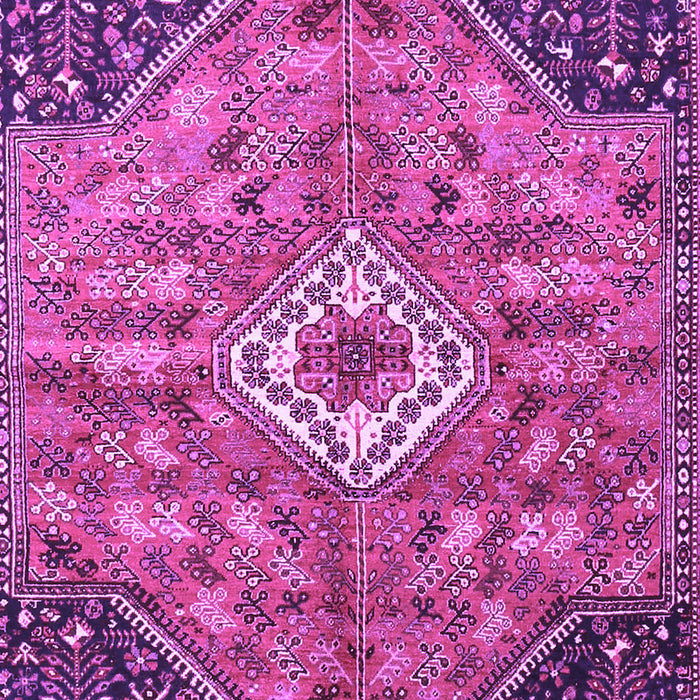 Machine Washable Persian Purple Traditional Area Rugs, wshtr3630pur
