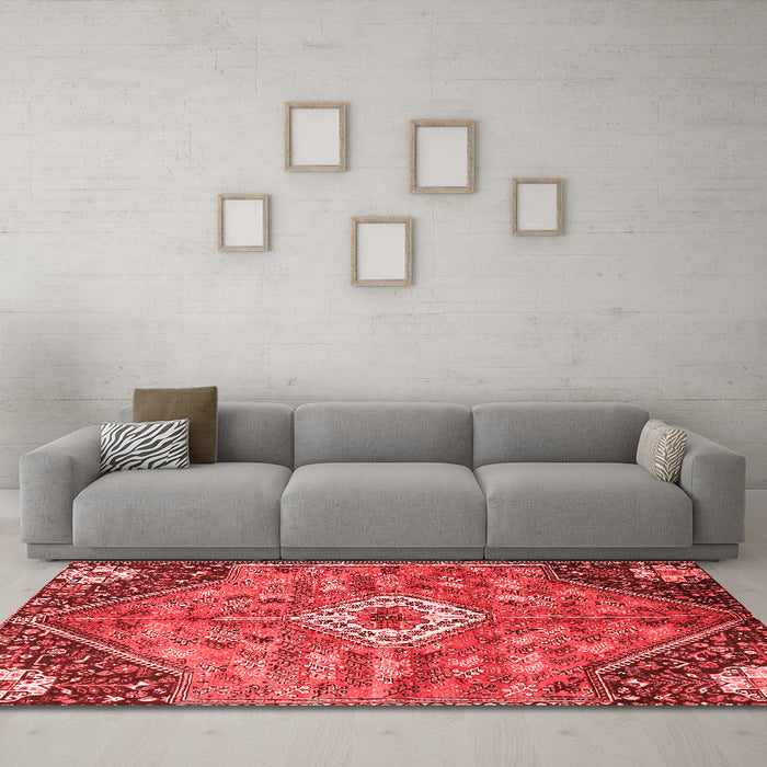 Traditional Red Washable Rugs