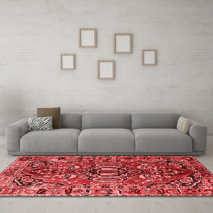 Traditional Red Washable Rugs