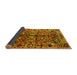 Sideview of Persian Yellow Traditional Rug, tr3631yw