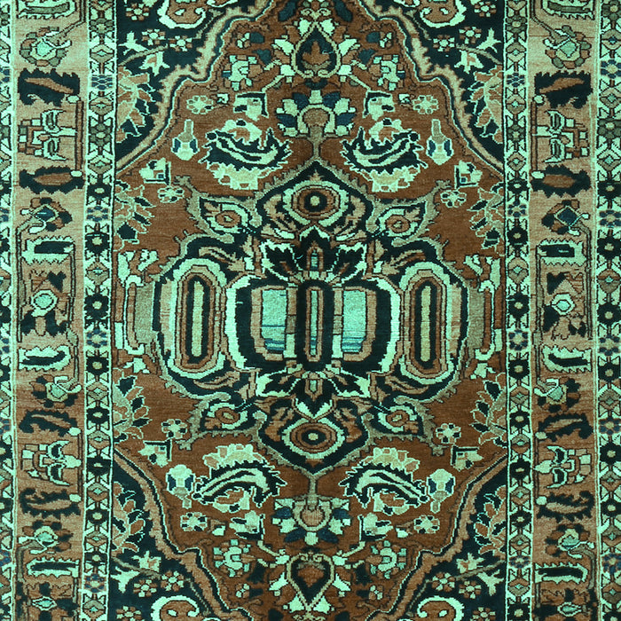 Persian Turquoise Traditional Rug, tr3631turq