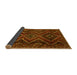 Sideview of Southwestern Yellow Country Rug, tr3632yw