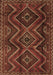 Southwestern Brown Country Rug, tr3632brn