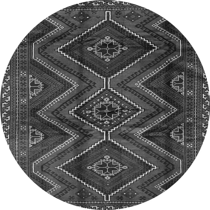Square Southwestern Gray Country Rug, tr3632gry