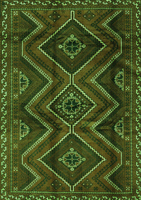 Southwestern Green Country Rug, tr3632grn