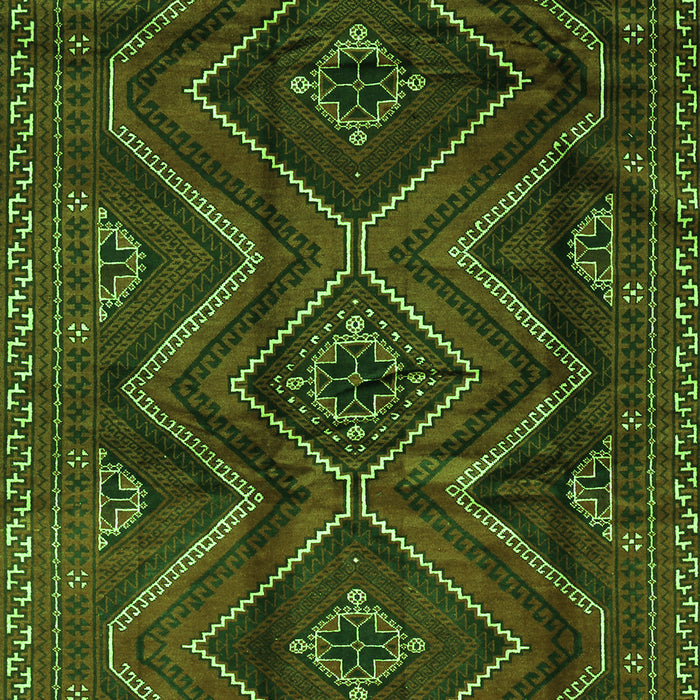 Southwestern Green Country Rug, tr3632grn