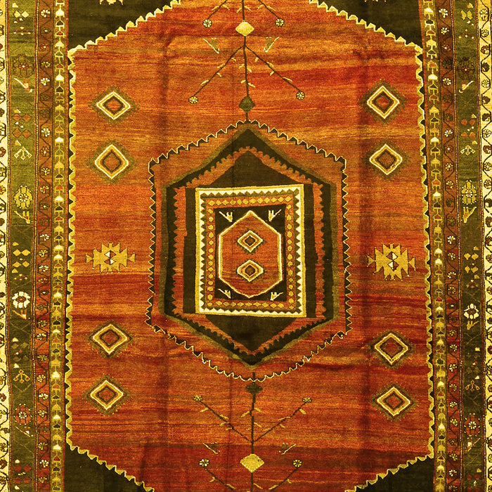 Persian Yellow Traditional Rug, tr3633yw