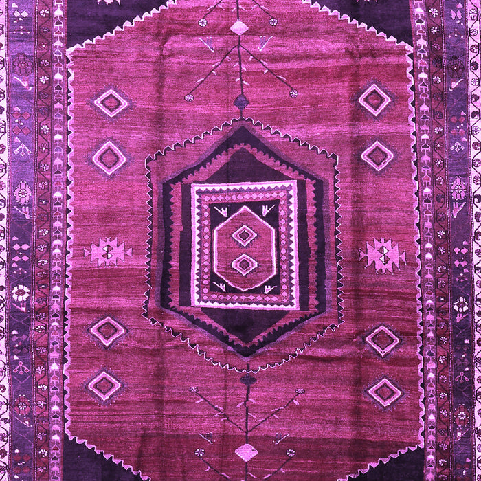 Machine Washable Persian Purple Traditional Area Rugs, wshtr3633pur