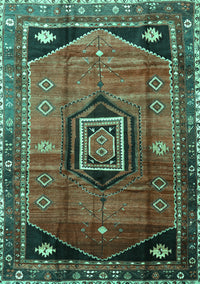 Persian Turquoise Traditional Rug, tr3633turq