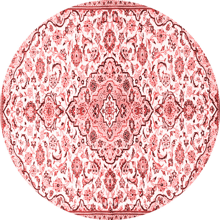 Machine Washable Persian Red Traditional Rug, wshtr3634red