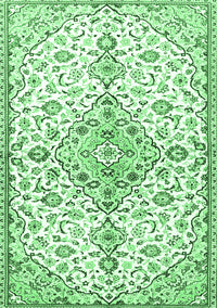 Persian Emerald Green Traditional Rug, tr3634emgrn