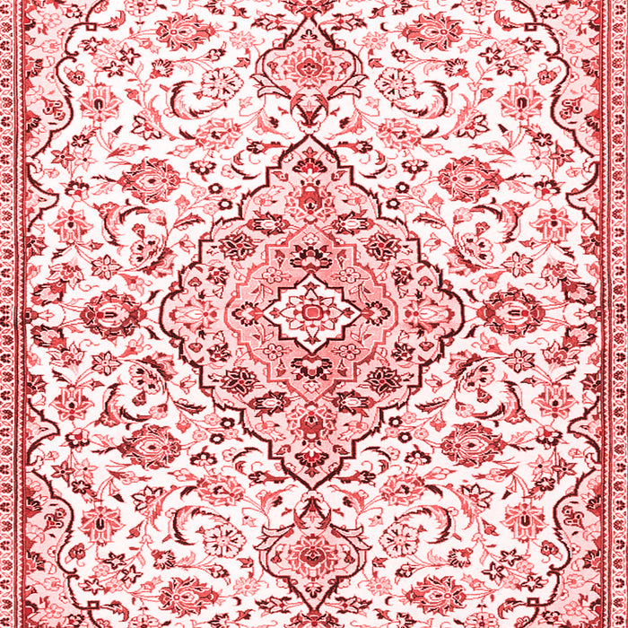 Machine Washable Persian Red Traditional Rug, wshtr3634red