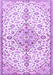 Machine Washable Persian Purple Traditional Area Rugs, wshtr3634pur