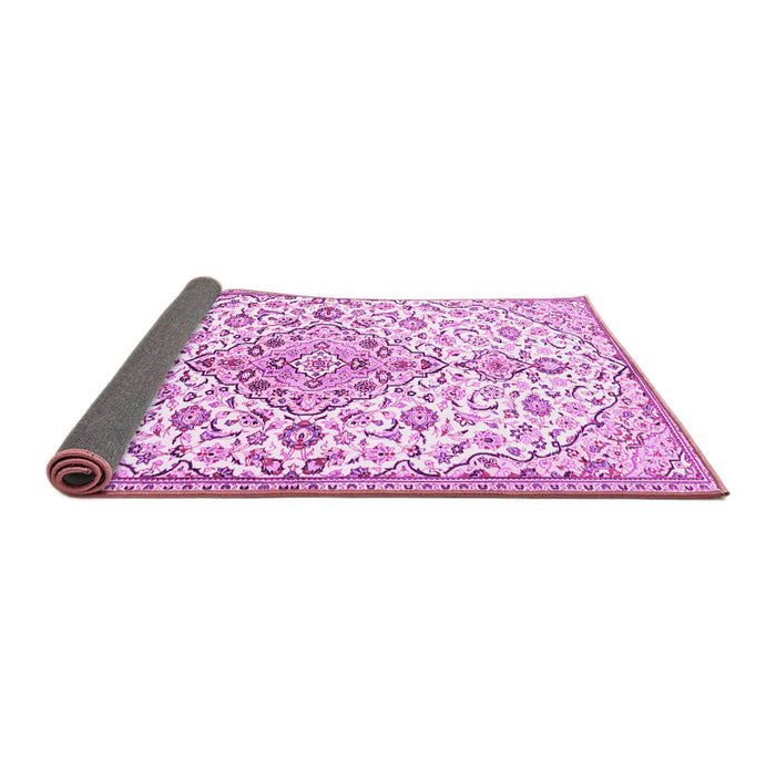 Sideview of Persian Pink Traditional Rug, tr3634pnk