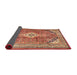 Sideview of Traditional Sandy Brown Persian Rug, tr3635