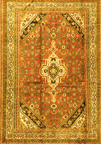 Persian Yellow Traditional Rug, tr3635yw