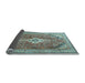 Sideview of Persian Light Blue Traditional Rug, tr3635lblu