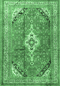 Persian Emerald Green Traditional Rug, tr3635emgrn