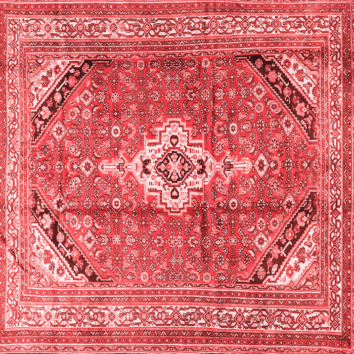 Machine Washable Persian Red Traditional Rug, wshtr3635red