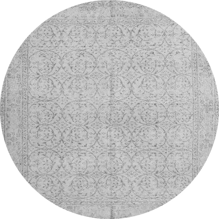 Square Persian Gray Traditional Rug, tr3636gry