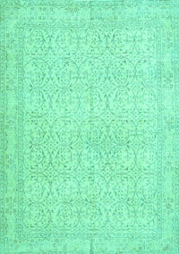 Persian Turquoise Traditional Rug, tr3636turq