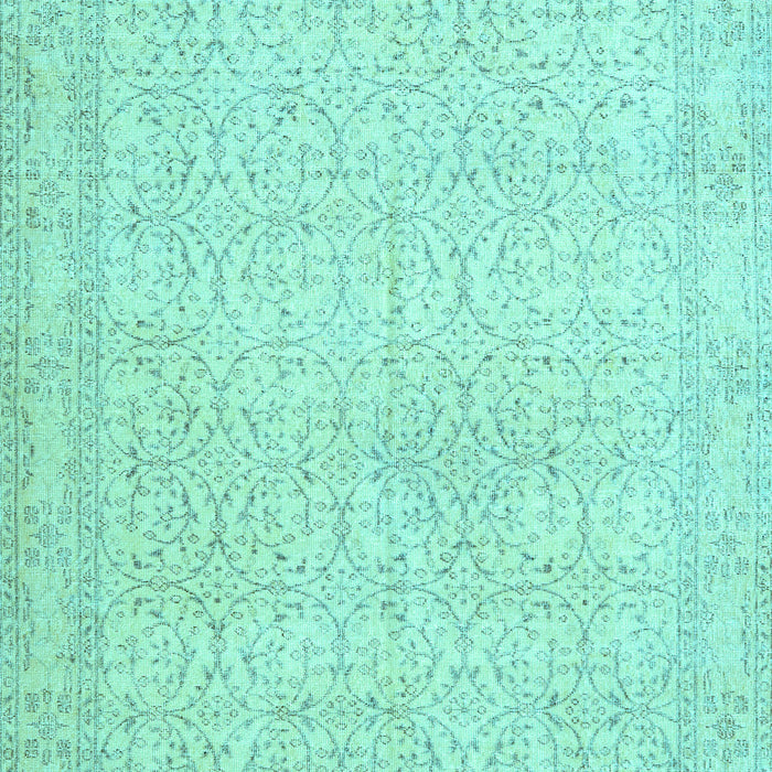 Machine Washable Persian Light Blue Traditional Rug, wshtr3636lblu