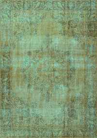 Persian Turquoise Traditional Rug, tr3637turq